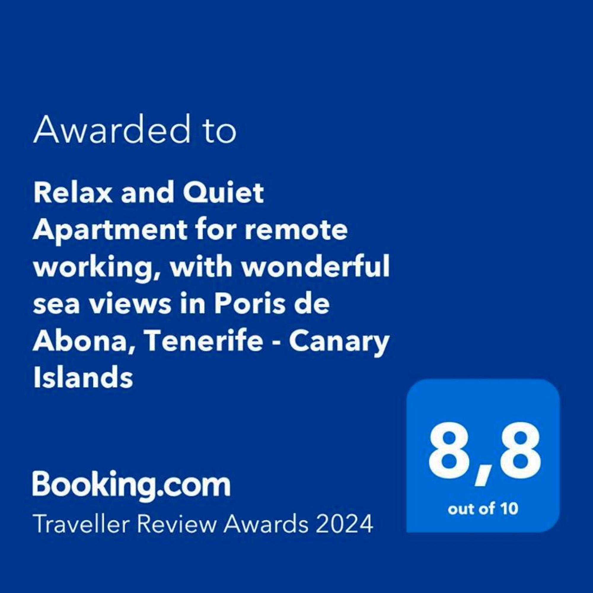 Relax And Quiet Apartment For Remote Working, With Wonderful Sea Views In Poris De Abona, Tenerife - Canary Islands エクステリア 写真